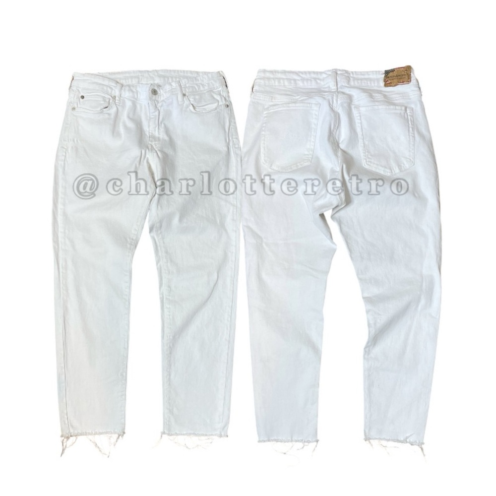 Ralph Lauren • Cropped Skinny Jeans w Raw Hem - Picture 3 of 8